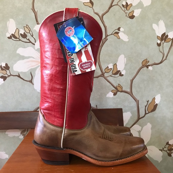 LAST CHANCE 12/31/21 NWT Ohio State Nocona Cowboy Boots, SZ 5 - Picture 2 of 6